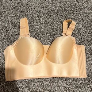 Bridal low cut push up strapless bra size 38c